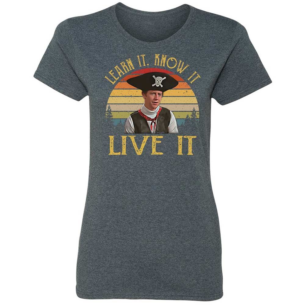 Women's T-Shirt - CRLUCKF3 - Dark Heather - 6