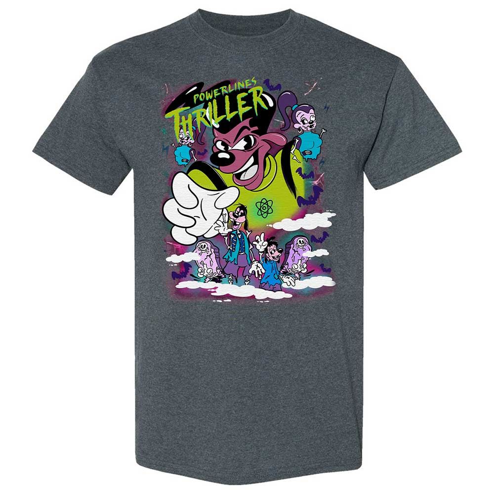 Vintage Pop Cartoon Horror Mashup - Dark Heather - 6