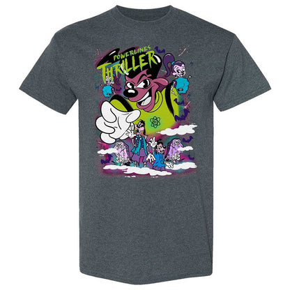 Vintage Pop Cartoon Horror Mashup - Dark Heather - 6