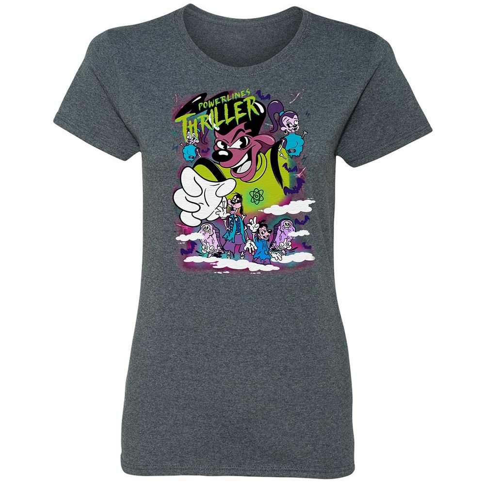 Vintage Pop Cartoon Horror Mashup - Dark Heather - 6