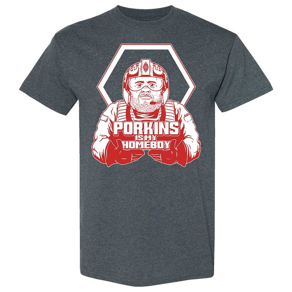 Porkins Is My Homeboy - Dark Heather - 6
