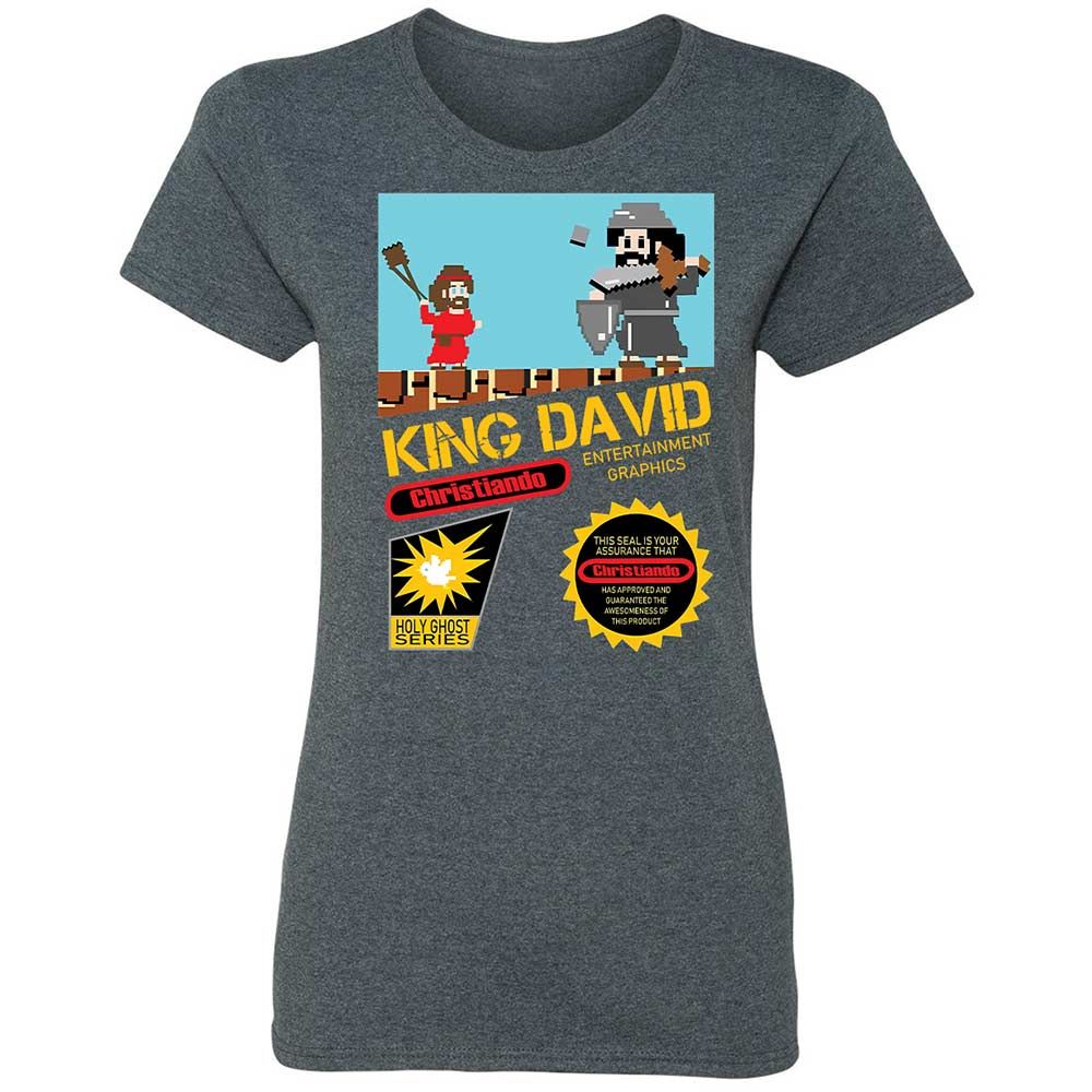 David Vs Goliath Cool Christian - Dark Heather - 6