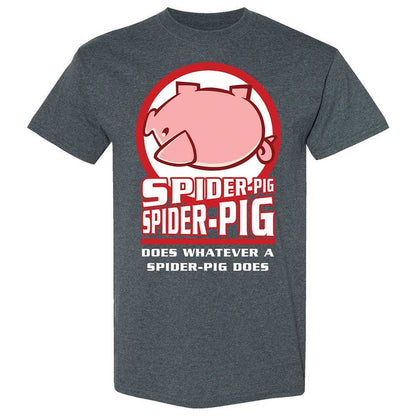 Spider-Pig, Spider-Pig - Dark Heather - 6