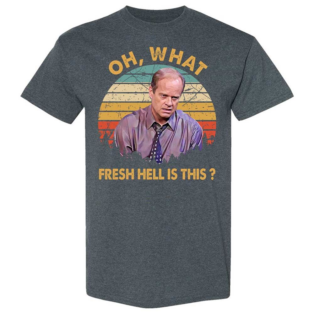 Oh What Fresh Hell Is This - Dark Heather - 6