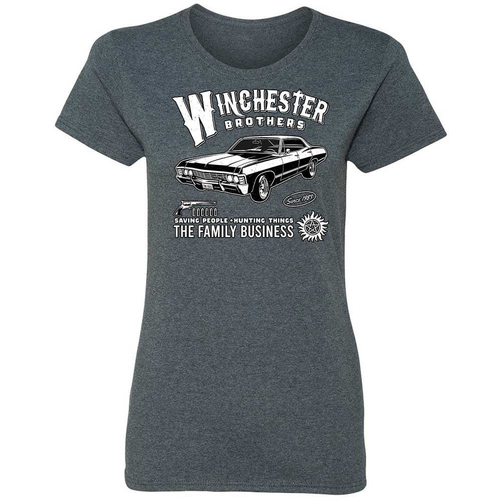 Women's T-Shirt - CRC7KYW2 - Dark Heather - 6