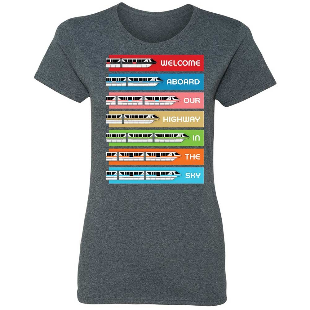 Women's T-Shirt - Black - Dark Heather - 6