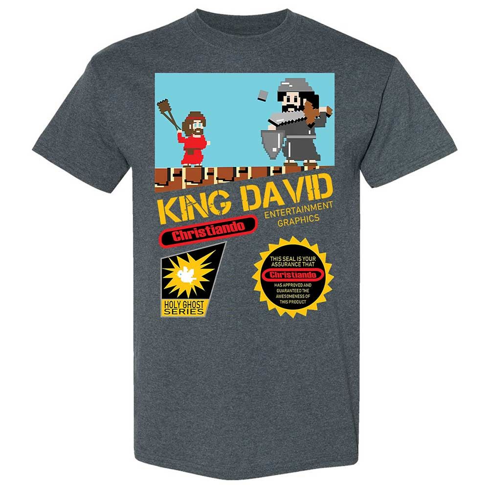 David Vs Goliath Cool Christian - Dark Heather - 6