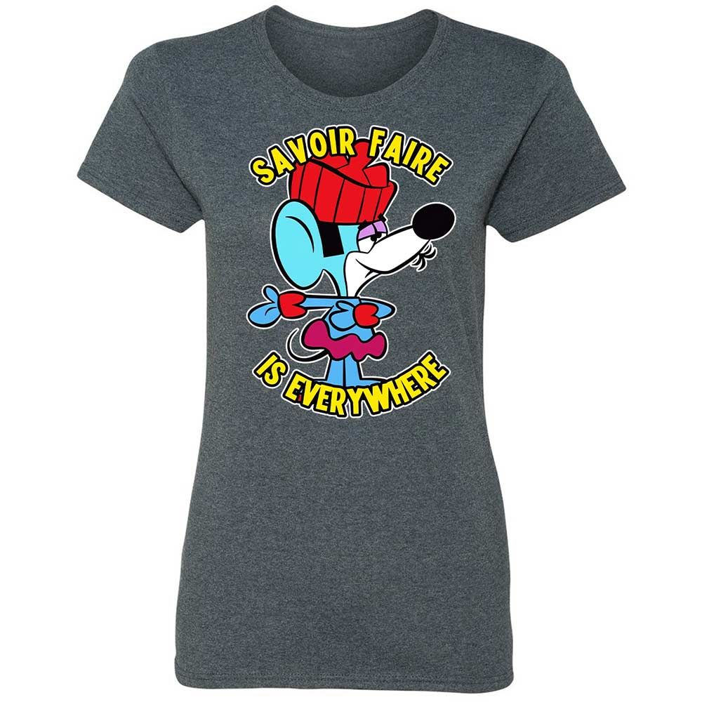 Women's T-Shirt - L8CFZW14 - Dark Heather - 6