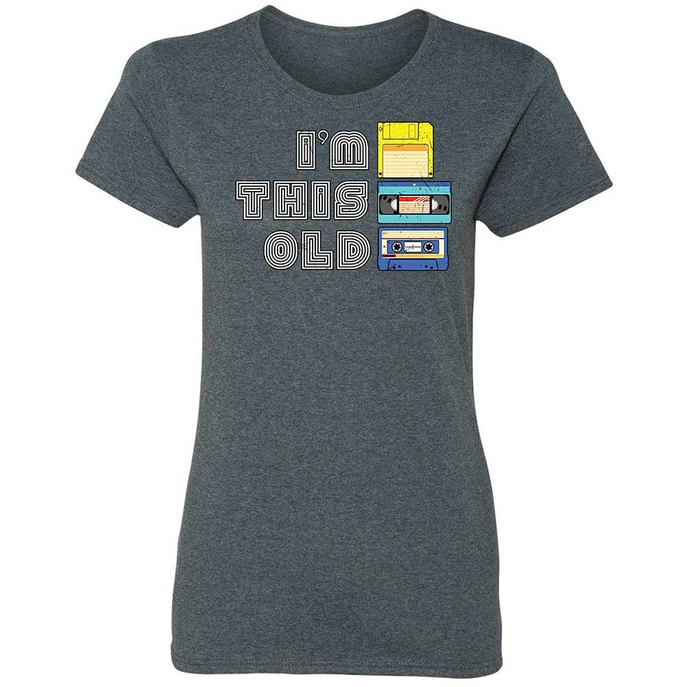 Women's T-Shirt - Black - Dark Heather - 6
