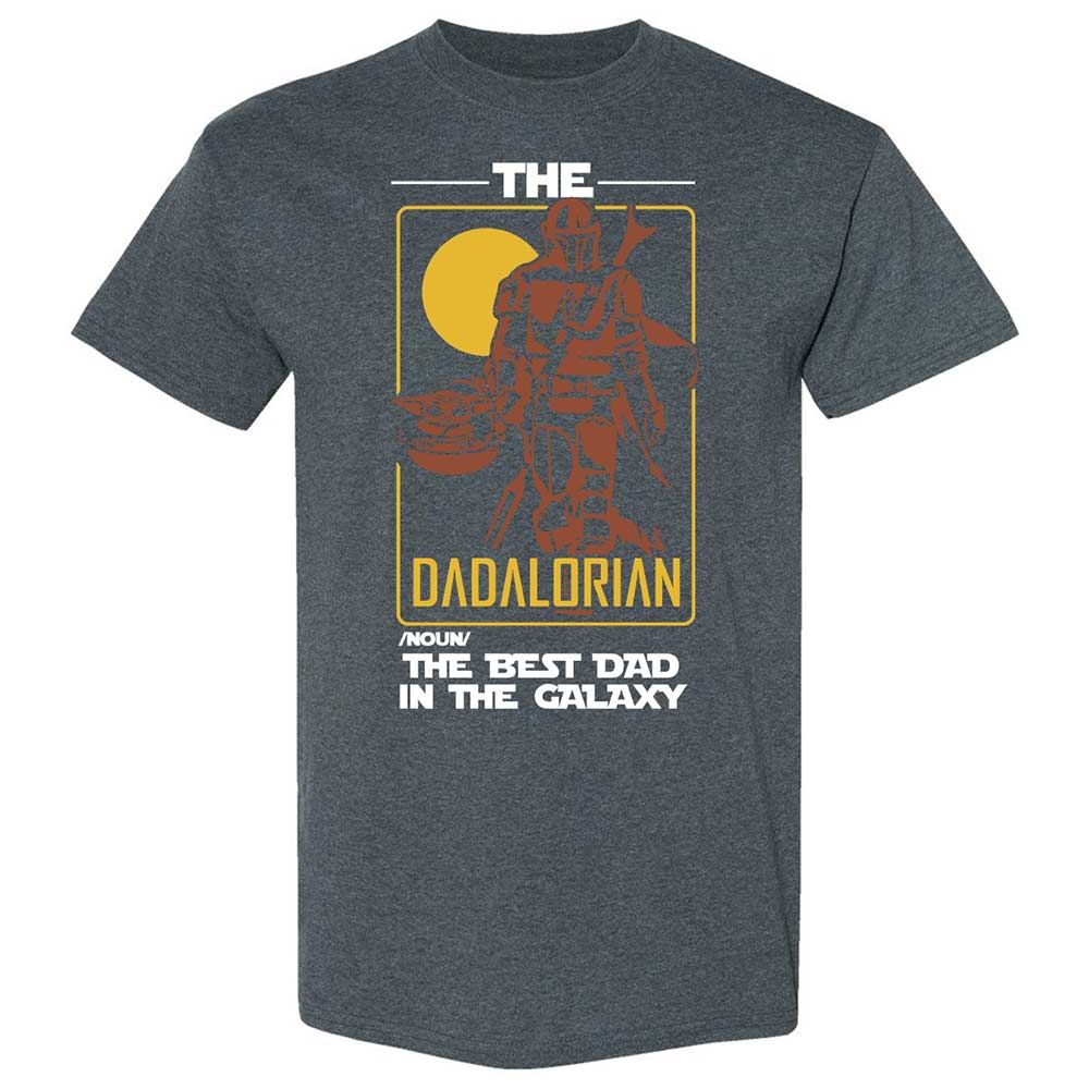The Dadalorian The Best Dad In The Galaxy - Dark Heather - 6