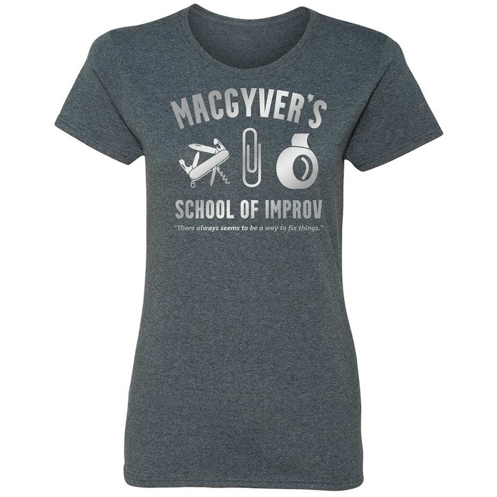 Women's T-Shirt - UEH5DKUQ - Dark Heather - 6