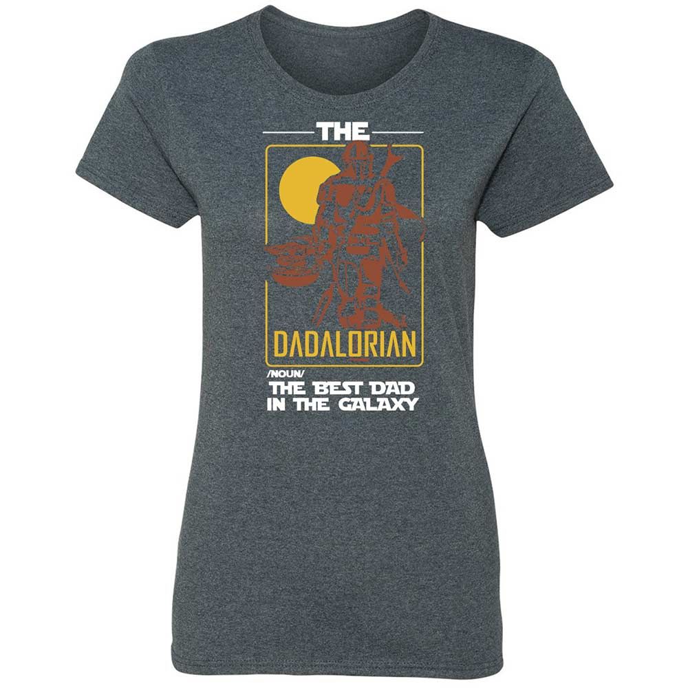 The Dadalorian The Best Dad In The Galaxy - Dark Heather - 6