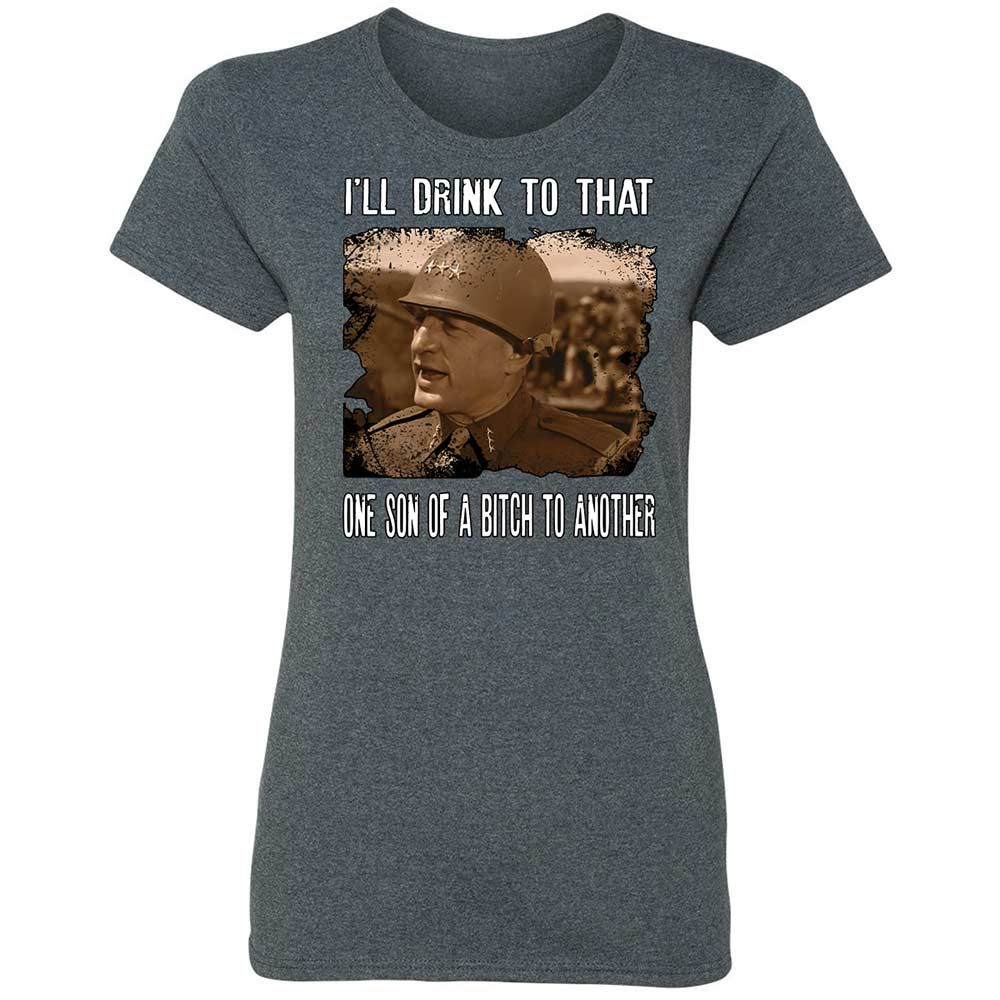Women's T-Shirt - A4LZNYUJ - Dark Heather - 6