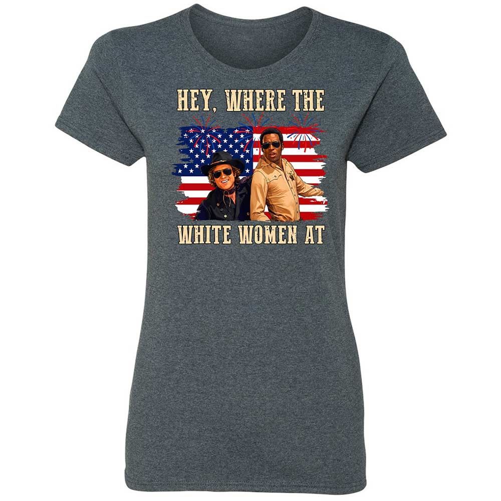 Hey Where The White At - Dark Heather - 6