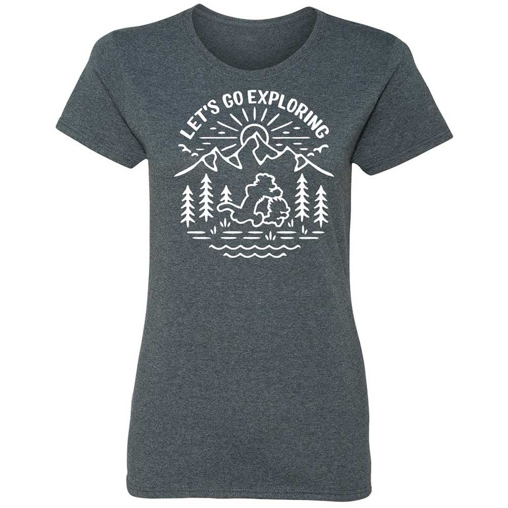 Women's T-Shirt - EU58BQQK - Dark Heather - 6