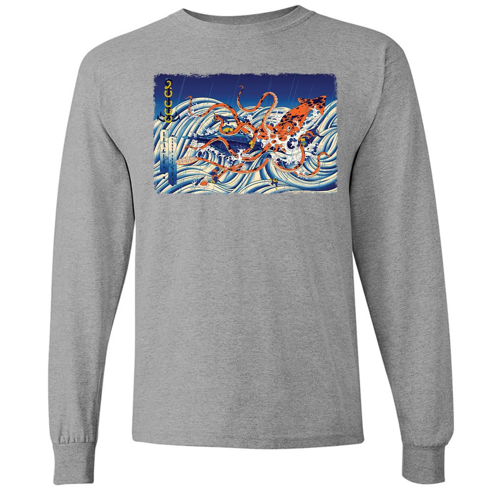 Long Sleeve T-Shirt - XQVHDVQ8 - Graphite Heather - 6