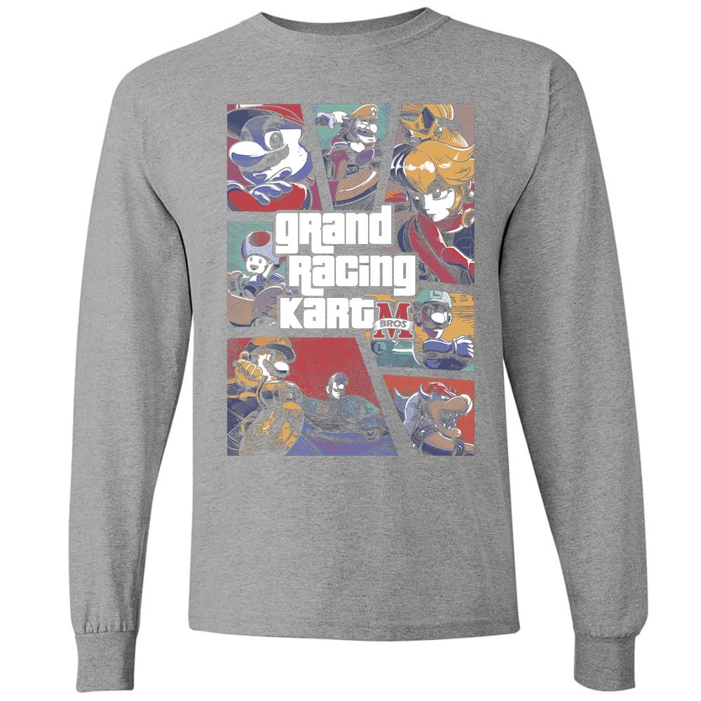 Long Sleeve T-Shirt - 9UQFHXLC - Graphite Heather - 6