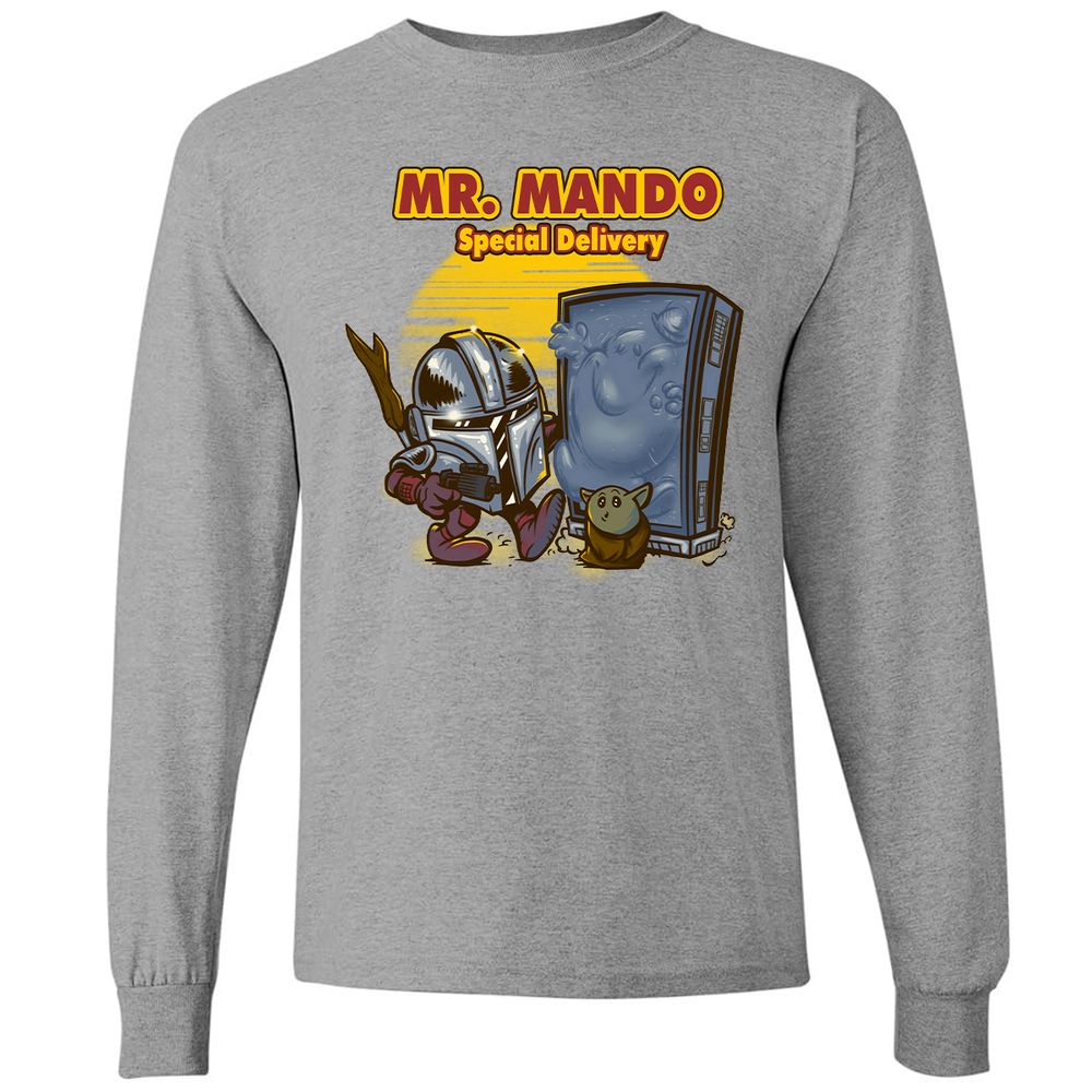 Long Sleeve T-Shirt - ZZYXTF61 - Graphite Heather - 6