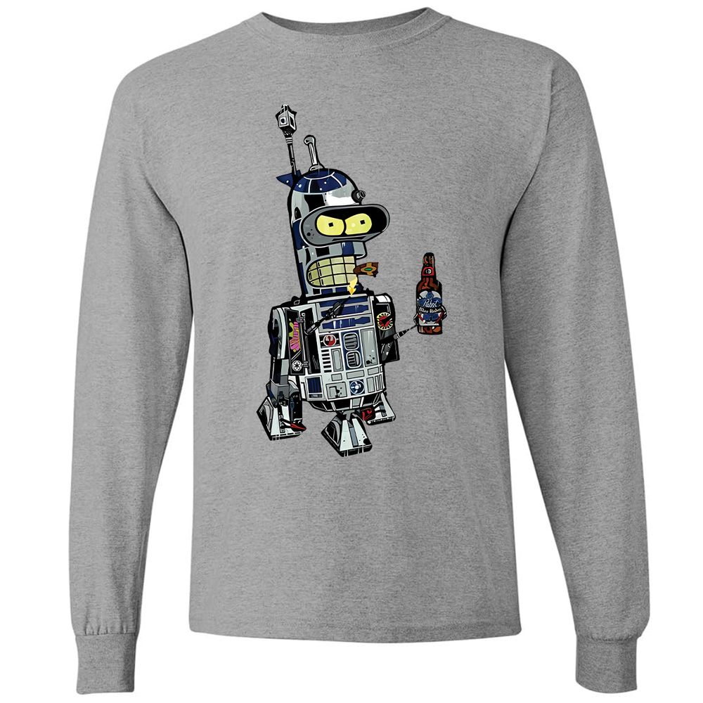 Long Sleeve T-Shirt - V9E9JGU5 - Graphite Heather - 6