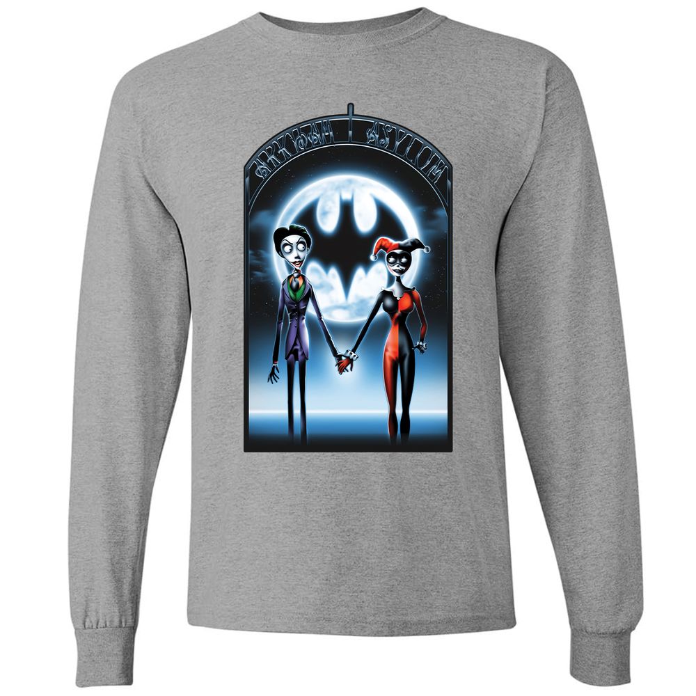 Long Sleeve T-Shirt - BVY7GEU8 - Graphite Heather - 6