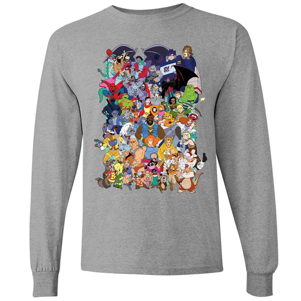 Long Sleeve T-Shirt - NL8B7XJM - Graphite Heather - 6