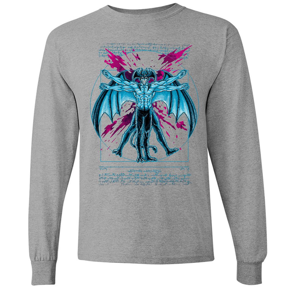 Long Sleeve T-Shirt - 158Y3DMZ - Graphite Heather - 6