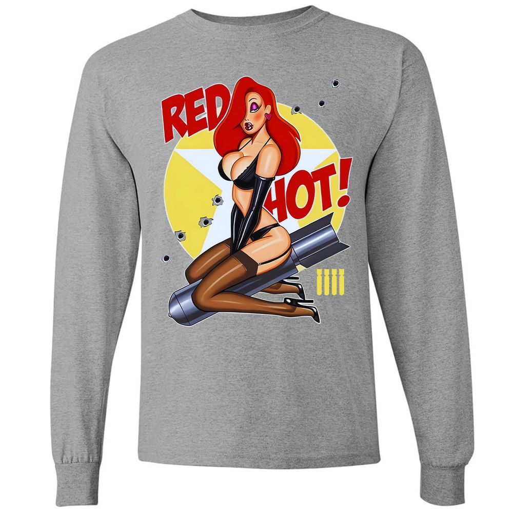 Long Sleeve T-Shirt - AH6XQ1EM - Graphite Heather - 6