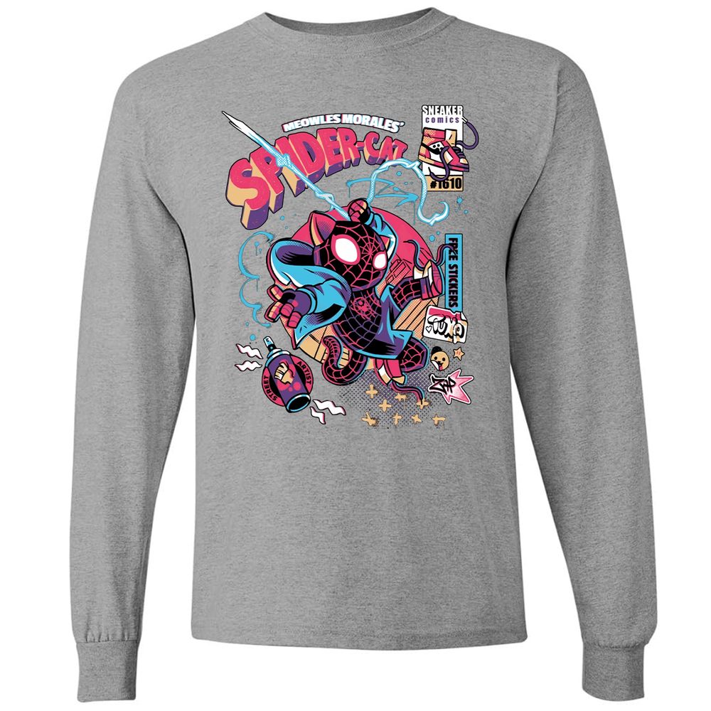 Long Sleeve T-Shirt - MVNJP713 - Graphite Heather - 6