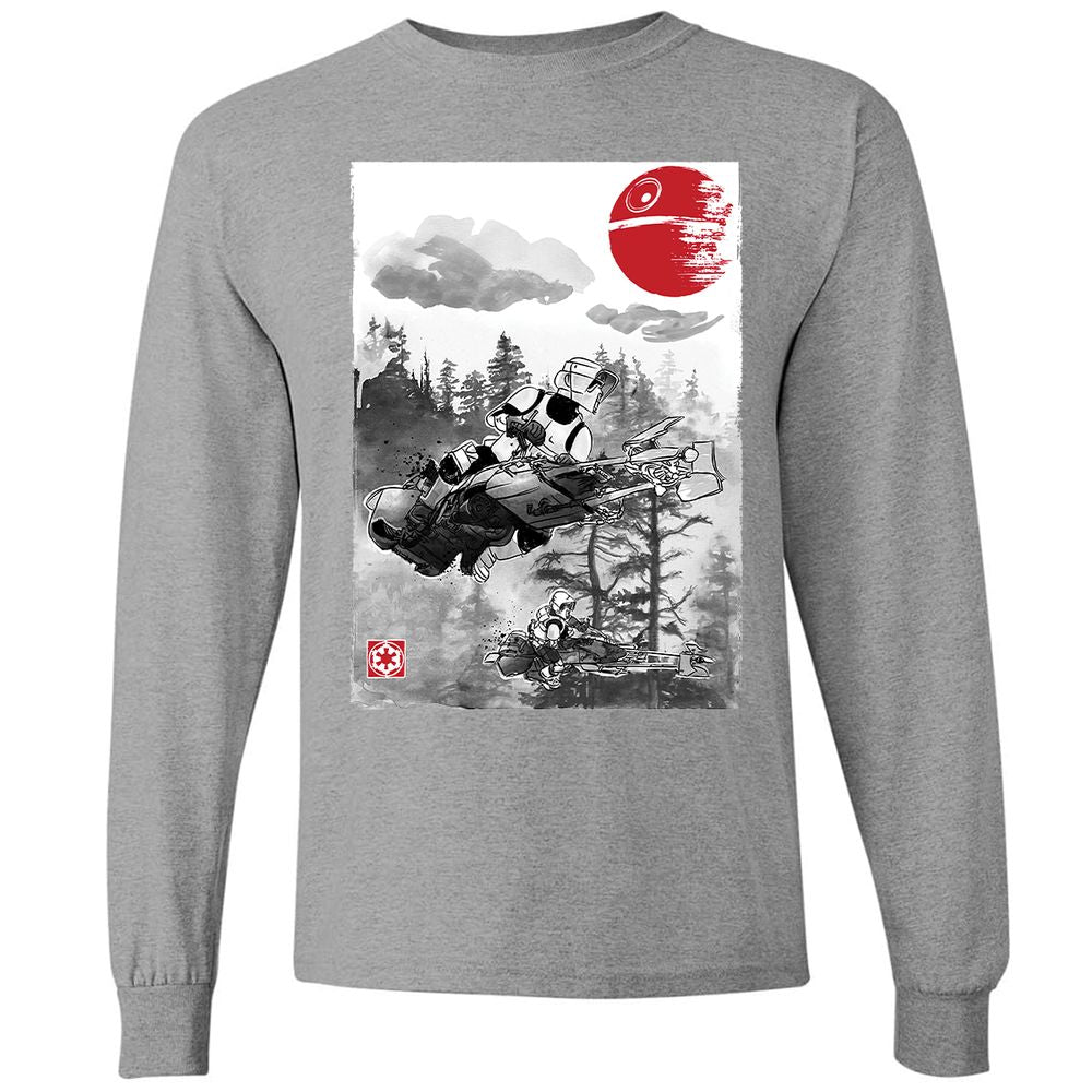 Long Sleeve T-Shirt - BCVG7JKD - Graphite Heather - 6