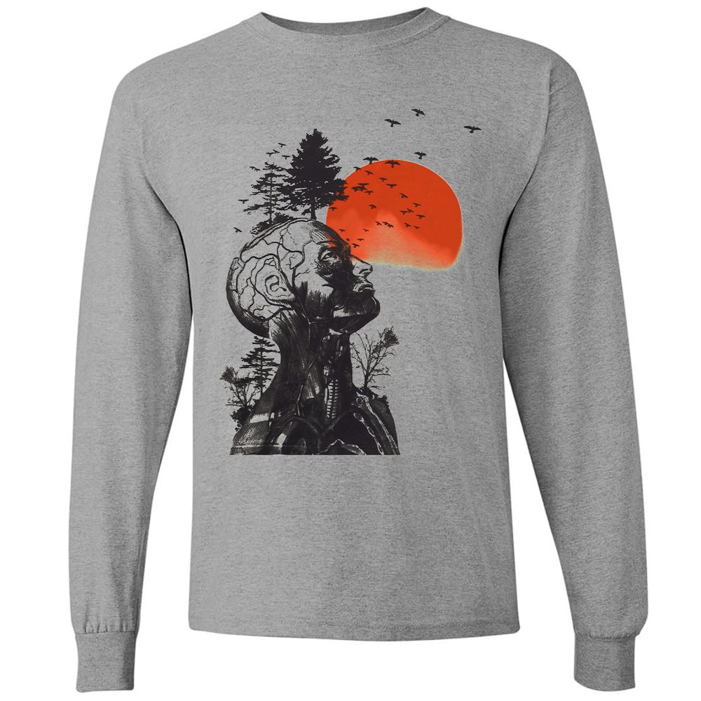 Long Sleeve T-Shirt - AY1LBZCS - Graphite Heather - 6