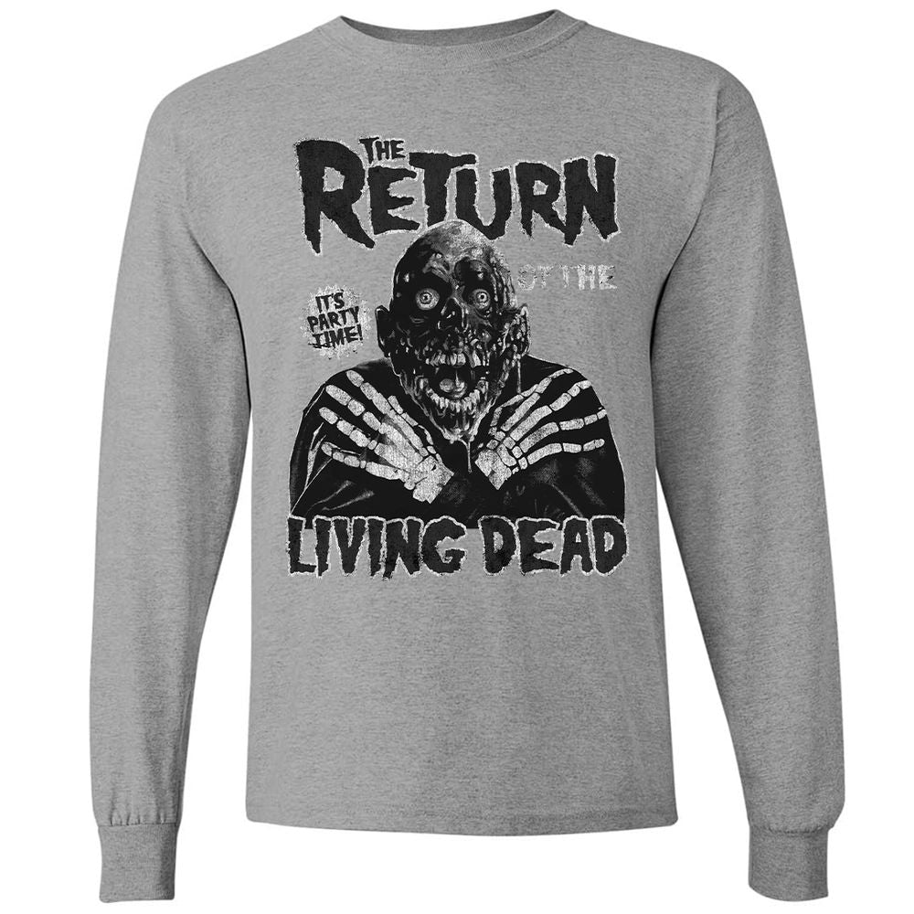 Long Sleeve T-Shirt - X6PAWT5K - Graphite Heather - 6