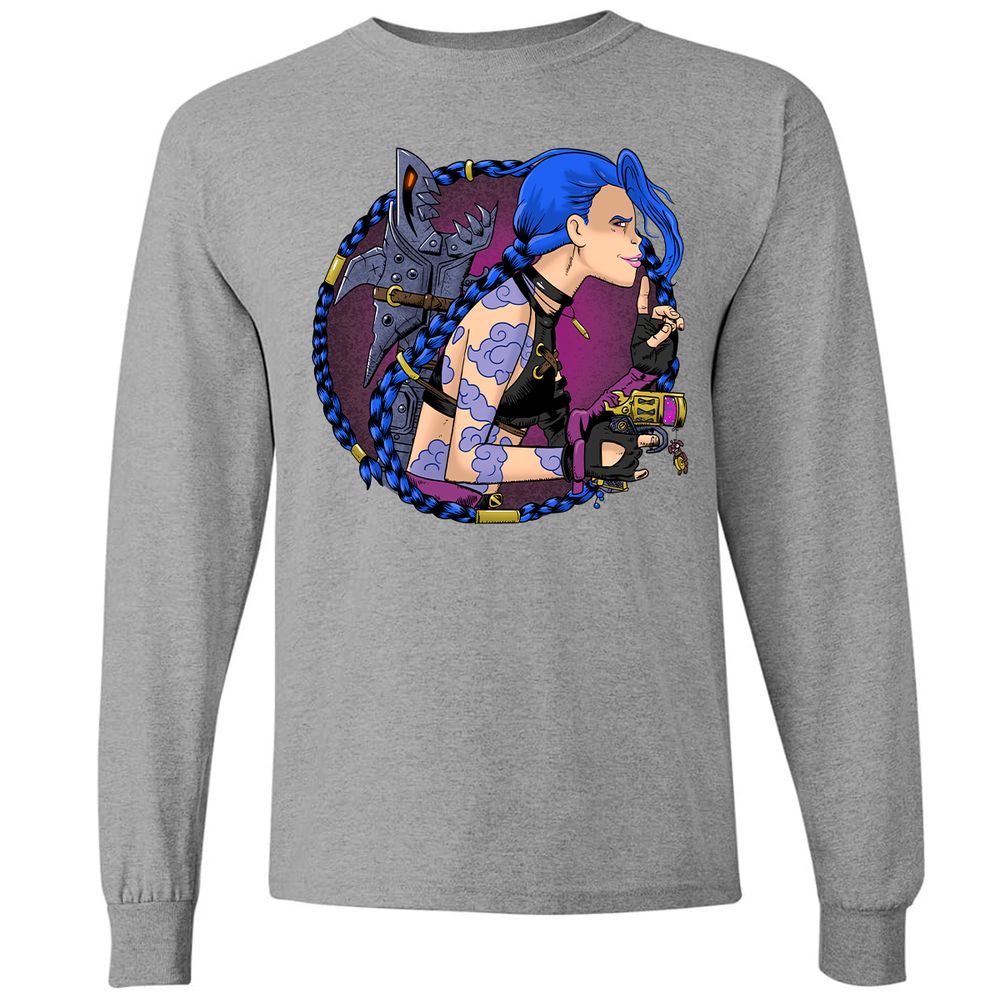 Long Sleeve T-Shirt - G7D679T3 - Graphite Heather - 6