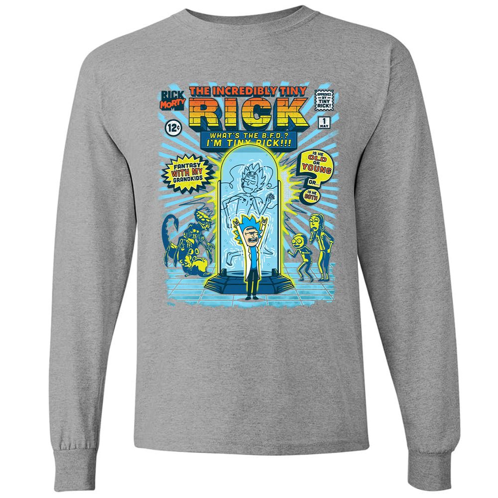 Long Sleeve T-Shirt - M8R3LZYT - Graphite Heather - 6