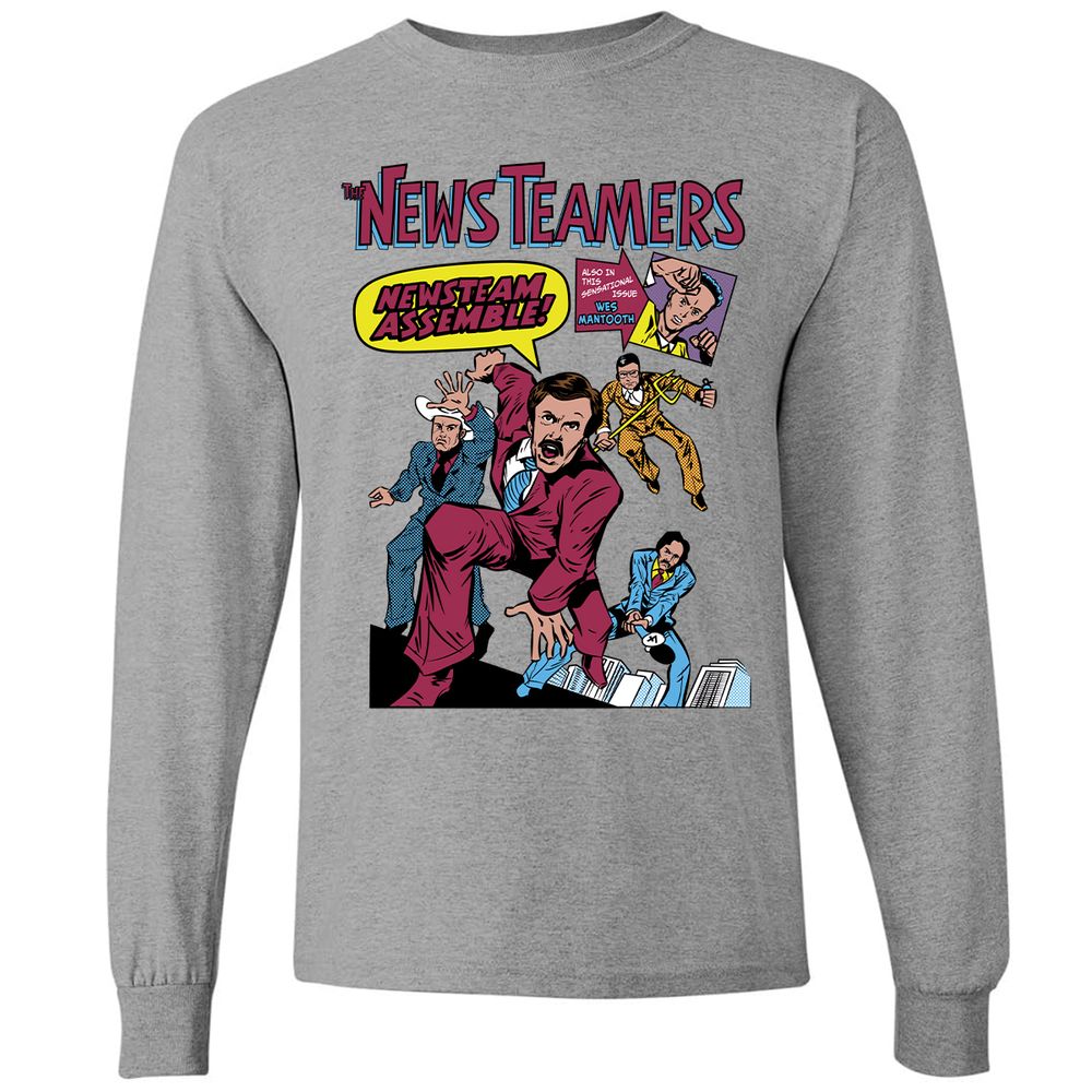 Long Sleeve T-Shirt - PCX4YKFJ - Graphite Heather - 6