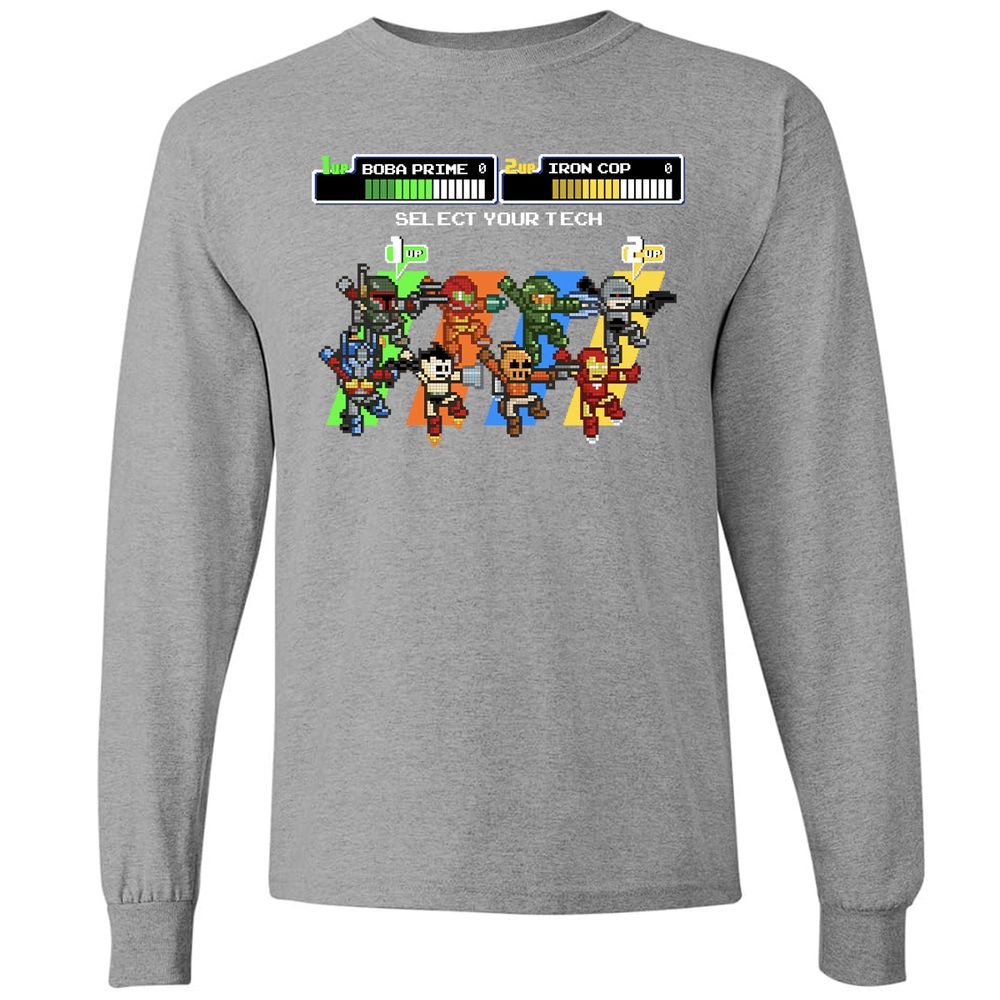 Long Sleeve T-Shirt - XS4SL3U9 - Graphite Heather - 6