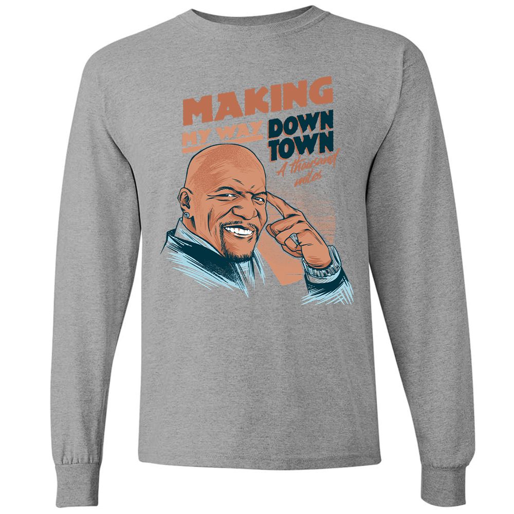 Long Sleeve T-Shirt - 5VGPGMVE - Graphite Heather - 6