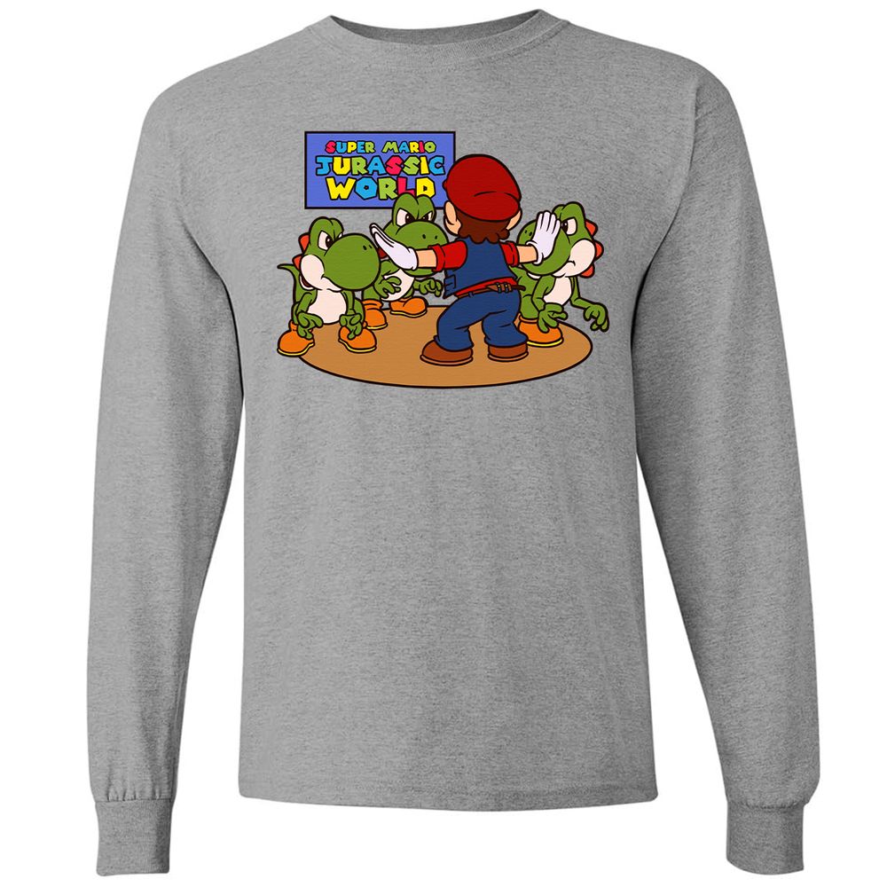 Long Sleeve T-Shirt - AEXEXE1T - Graphite Heather - 6