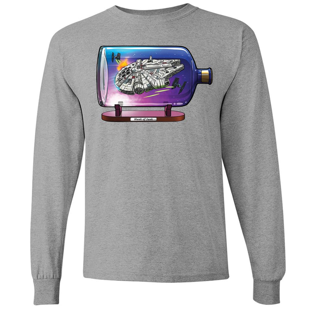 Long Sleeve T-Shirt - 9P6WWKBV - Graphite Heather - 6