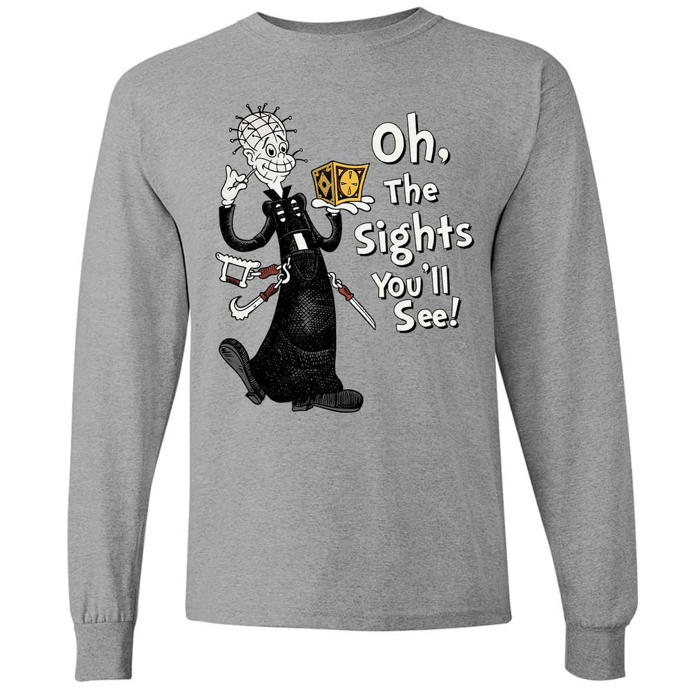 Long Sleeve T-Shirt - ANSQGTFA - Graphite Heather - 6