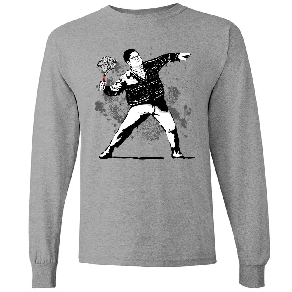 Long Sleeve T-Shirt - 7RWSM3B7 - Graphite Heather - 6