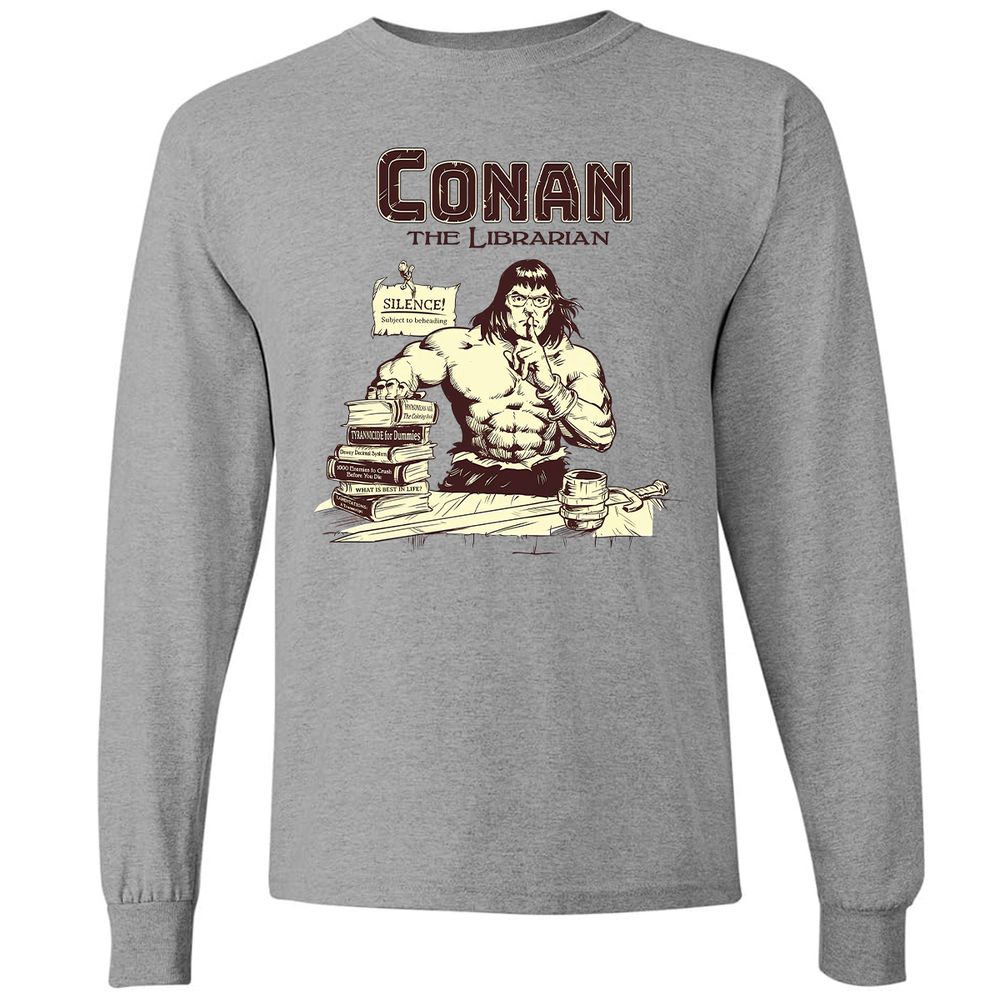 Long Sleeve T-Shirt - 4THUSR1L - Graphite Heather - 6