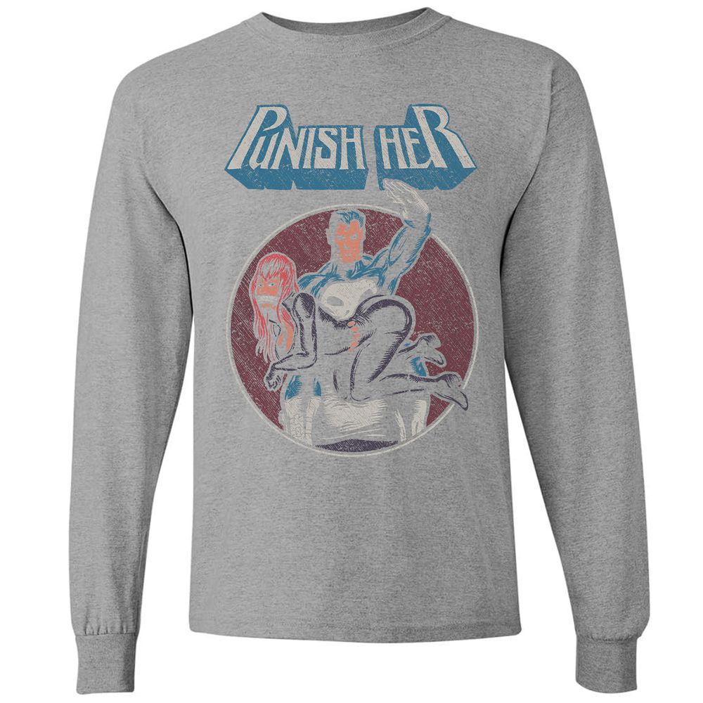 Long Sleeve T-Shirt - D7GXQ684 - Graphite Heather - 6