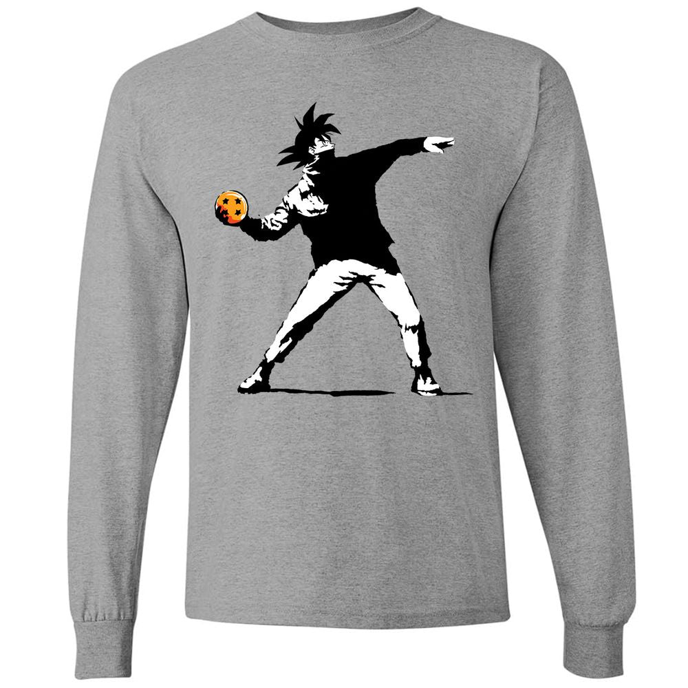 Long Sleeve T-Shirt - KQ6TTF2T - Graphite Heather - 6