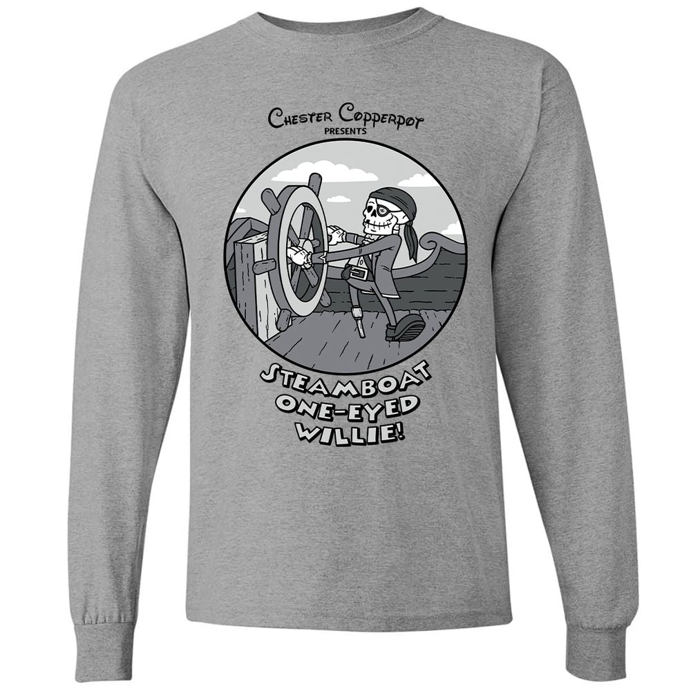 Long Sleeve T-Shirt - CSKM7NZY - Graphite Heather - 6