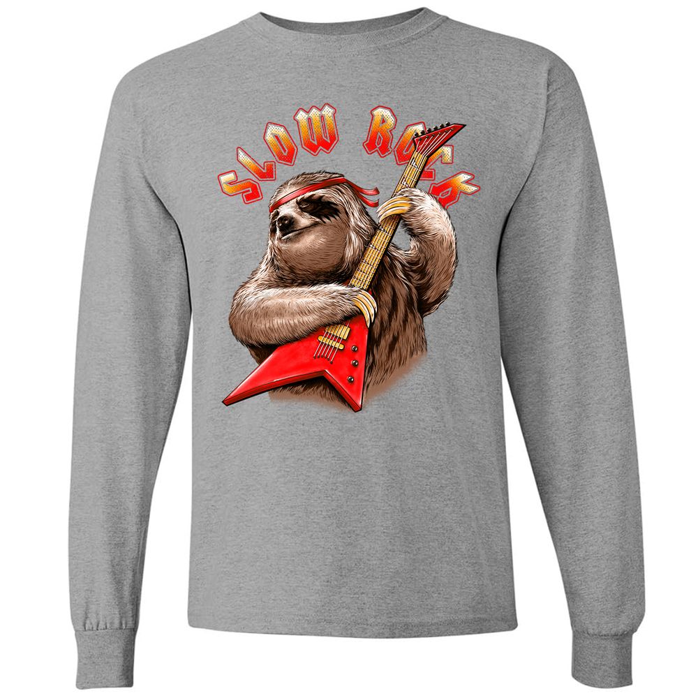 Long Sleeve T-Shirt - AHXZYK5X - Graphite Heather - 6