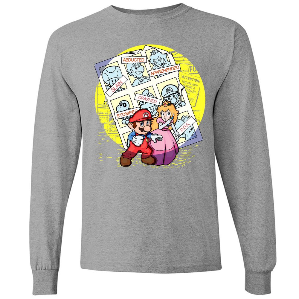 Long Sleeve T-Shirt - HP3GL6XE - Graphite Heather - 6