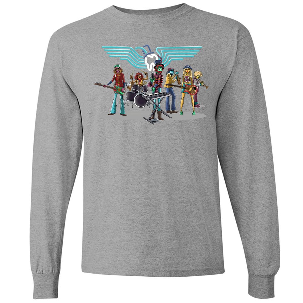 Long Sleeve T-Shirt - F1ZGCY2D - Graphite Heather - 6