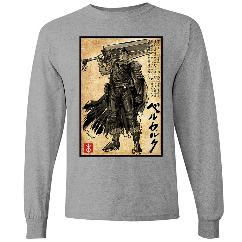 Long Sleeve T-Shirt - QU831KR6 - Graphite Heather - 6