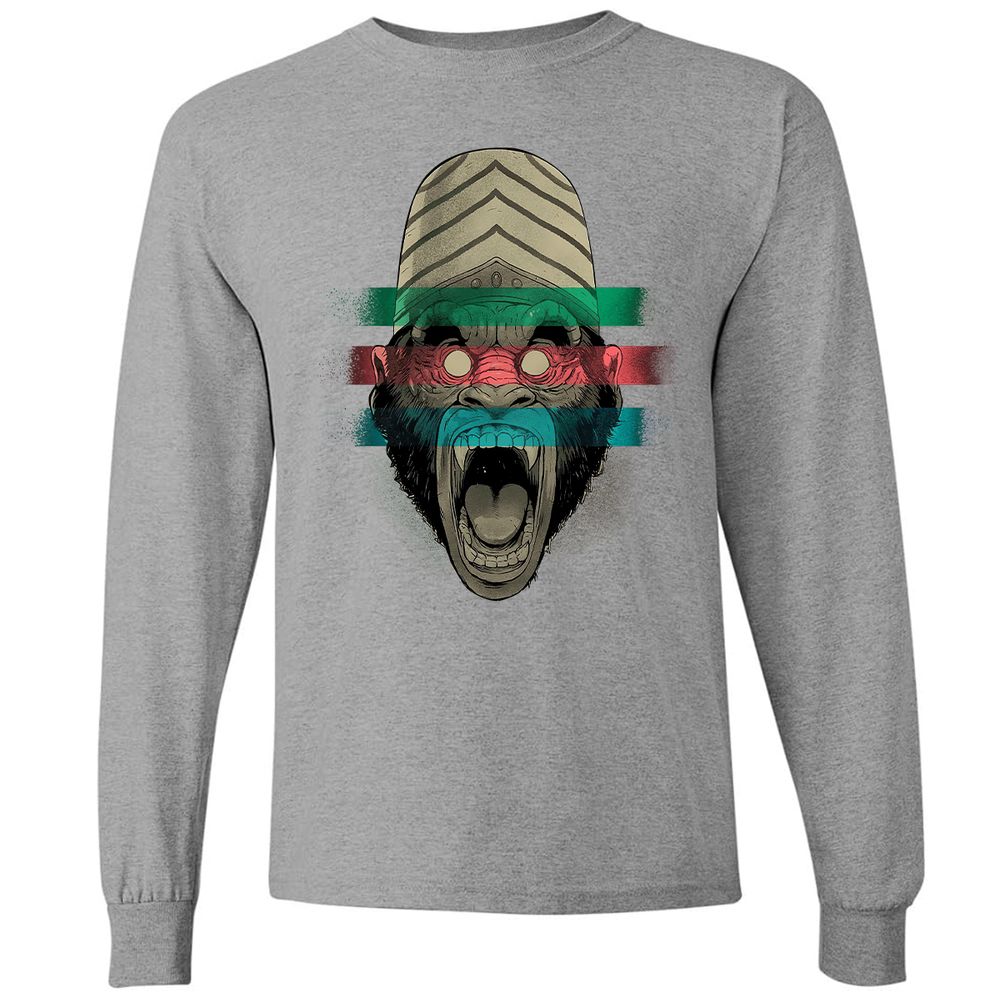 Long Sleeve T-Shirt - YMU5V3GW - Graphite Heather - 6