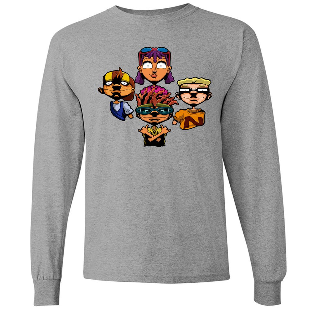 Long Sleeve T-Shirt - 6NDDE9Q8 - Graphite Heather - 6
